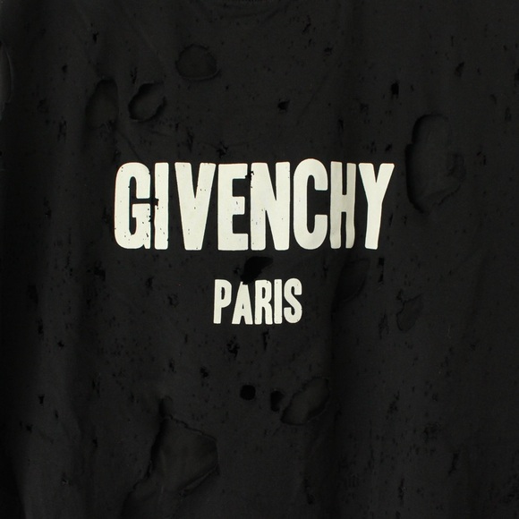 GIVENCHY Distressed T-Shirt - AUTHENTIC - Picture 2 of 9